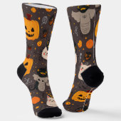 Chaussette Chaussettes d'équipage à motif halloween (Angulaire)