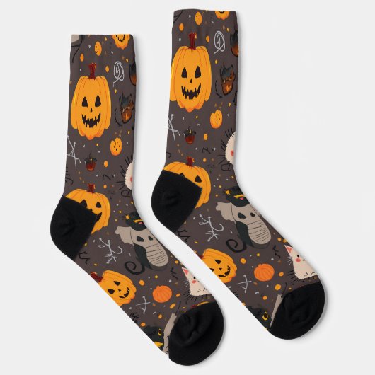 Chaussette Chaussettes d'équipage à motif halloween (Droite)