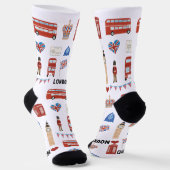 Chaussette Chaussettes d'équipage à thème de Londres | Cadeau (Angulaire)