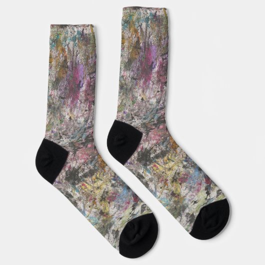 Chaussette Chaussettes d'équipage Abstraites "Confetti Too" (Droite)