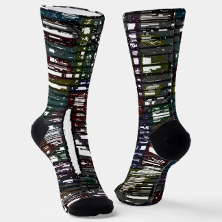 Chaussette Chaussettes d'équipage amusantes, colorées et tend