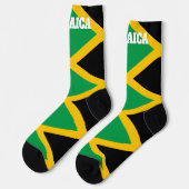 Chaussette chaussettes d'équipage avec drapeau de la Jamaïque (Gauche)