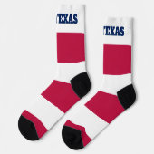 Chaussette chaussettes d'équipage avec drapeau du Texas (Gauche)