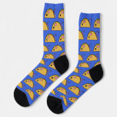 Chaussette Chaussettes d'équipage bleu Taco Rat (Gauche)