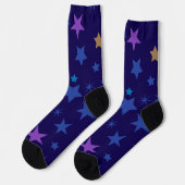 Chaussette Chaussettes d'équipage Céleste Whispers - Étoiles  (Gauche)