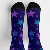 Chaussette Chaussettes d'équipage Céleste Whispers - Étoiles  (Haut)