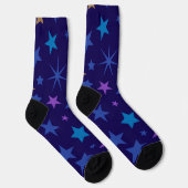 Chaussette Chaussettes d'équipage Céleste Whispers - Étoiles  (Droite)