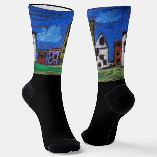 Chaussette Chaussettes d'équipage Cityscape (Angulaire)