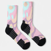 Chaussette Chaussettes d'équipage coloré heureux (Droite)