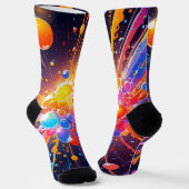 Chaussette Chaussettes d'équipage colorées (Angulaire)