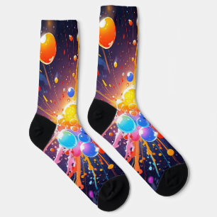 Chaussette Chaussettes d'équipage colorées