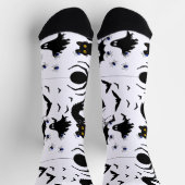 Chaussette Chaussettes d'équipage conception éffrayante (Haut)