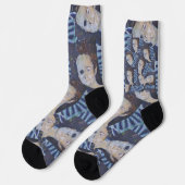 Chaussette Chaussettes d'équipage crâne (Gauche)