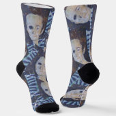 Chaussette Chaussettes d'équipage crâne (Angulaire)