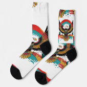 Chaussette Chaussettes d'équipage d'aigle royal (Gauche)