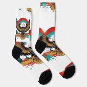 Chaussette Chaussettes d'équipage d'aigle royal (Droite)