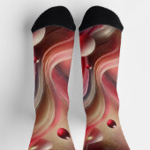 Chaussette Chaussettes d'équipage d'art Abstrait (Haut)