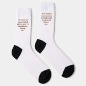 Chaussette Chaussettes d'équipage d'assertivité (Droite)