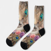 Chaussette Chaussettes d'équipage de chats Ragdoll (Gauche)