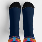 Chaussette Chaussettes d'équipage de dinosaures (Haut)