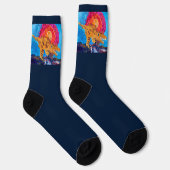 Chaussette Chaussettes d'équipage de dinosaures (Droite)