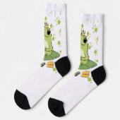 Chaussette Chaussettes d'équipage de grenouilles (Gauche)