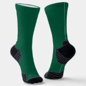 Chaussette Chaussettes d'équipage de haute performance Green (Angulaire)