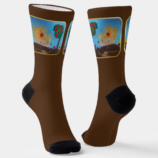 Chaussette Chaussettes d'équipage de hérisson (Angulaire)
