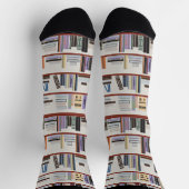Chaussette Chaussettes d'équipage de livres (Haut)