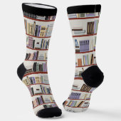 Chaussette Chaussettes d'équipage de livres (Angulaire)