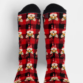 Chaussette Chaussettes d'équipage de Noël Corgi (Haut)