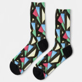 Chaussette Chaussettes d'équipage de Noël grand Motif en verr (Gauche)