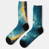Chaussette Chaussettes d'équipage de Noël Starry (Gauche)