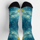 Chaussette Chaussettes d'équipage de Noël Starry (Haut)