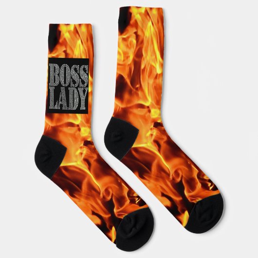 Chaussette Chaussettes d'équipage de patronne (Droite)