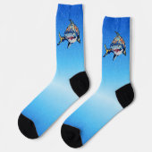 Chaussette Chaussettes d'équipage de requins (Gauche)