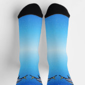 Chaussette Chaussettes d'équipage de requins (Haut)