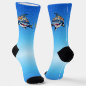 Chaussette Chaussettes d'équipage de requins (Angulaire)