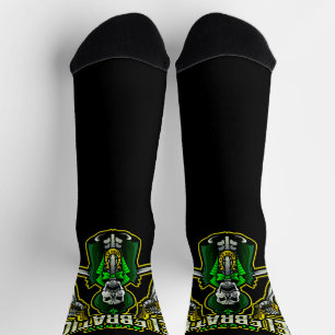 Chaussette Chaussettes d'équipage de squelette de célébration