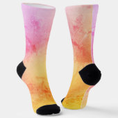 Chaussette Chaussettes d'équipage de Sunset Gradient pour hom (Angulaire)