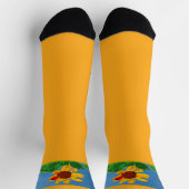 Chaussette Chaussettes d'équipage de tournesol (Haut)