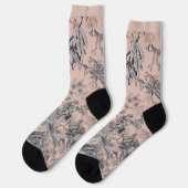 Chaussette Chaussettes d'équipage d'encre (Gauche)