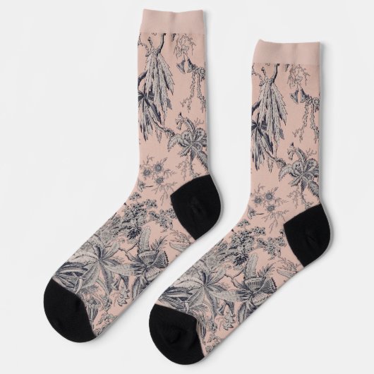 Chaussette Chaussettes d'équipage d'encre (Gauche)