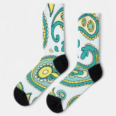 Chaussette Chaussettes d'équipage - Dessin Paisley Classique (Gauche)