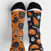 Chaussette Chaussettes d'équipage d'Halloween (Haut)