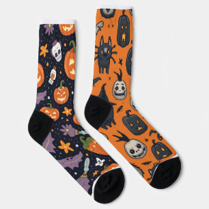 Chaussette Chaussettes d'équipage d'Halloween