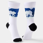 Chaussette Chaussettes d'équipage d'ours polaires (Angulaire)