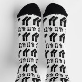 Chaussette Chaussettes d'équipage du logo Socks (Haut)
