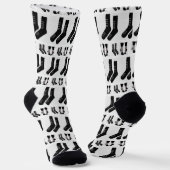 Chaussette Chaussettes d'équipage du logo Socks (Angulaire)