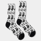 Chaussette Chaussettes d'équipage du logo Socks (Droite)